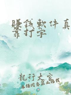 赚钱软件真实可靠打字