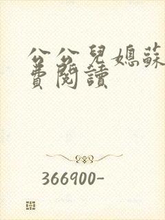 公公儿媳苏玥免费阅读