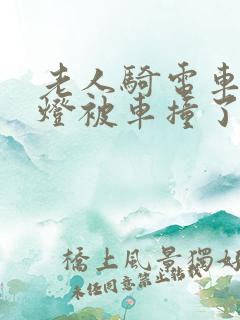 老人骑电车闯红灯被车撞了怎么划分