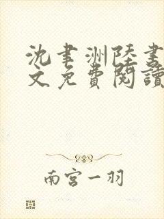 沈聿洲陆书苒全文免费阅读最新章节