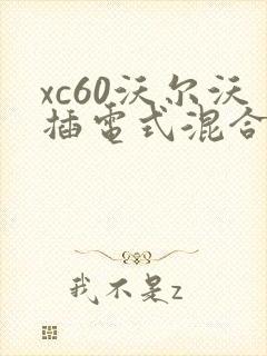 xc60沃尔沃插电式混合动力