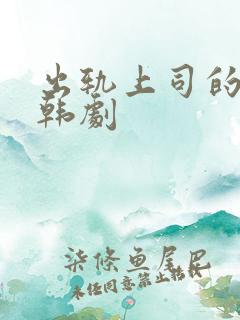出轨上司的人妻韩剧