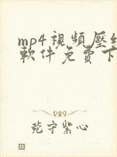 mp4视频压缩软件免费下载版