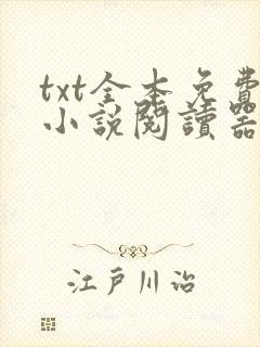 txt全本免费小说阅读器