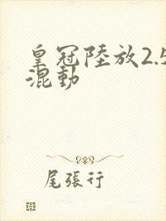 皇冠陆放2.5混动