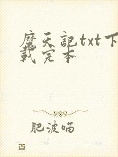 魔天记txt下载完本