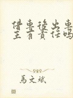 借车后出车祸车主有责任吗
