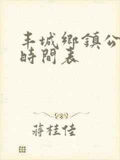 丰城乡镇公交车时间表
