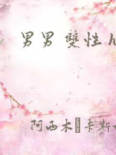 男男 双性 h