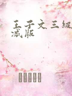 王子文三级无删减版