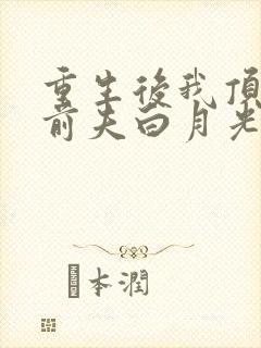 重生后我顶替了前夫白月光结局怎么样