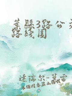 叶县3路公交车路线图