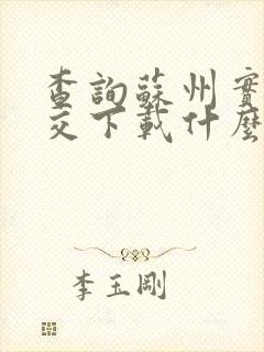 查询苏州实时公交下载什么软件