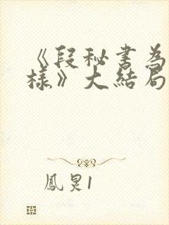 《段秘书为何那样》大结局 《段秘书为何那样》大结局