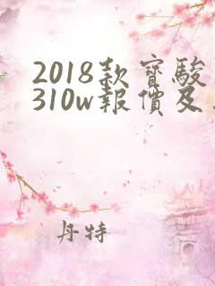 2018款宝骏310w报价及图片