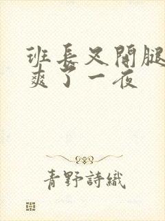 班长叉开腿让我爽了一夜 班长叉开腿让我爽了一夜