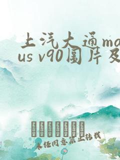 上汽大通maxus v90图片及报价