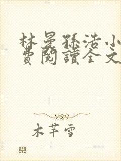 林曼孙浩小说免费阅读全文最新章节 林曼孙浩小说免费阅读全文最新章节