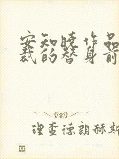 安知晓作品:总裁的替身前妻 小说