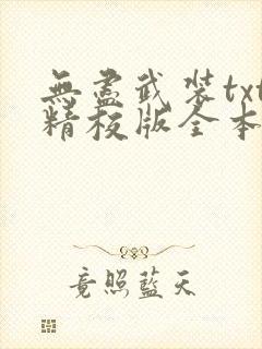 无尽武装txt精校版全本