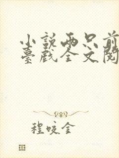 小说两只前夫一台戏全文阅读