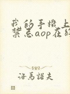 我的手机上全是禁忌aop在线阅读