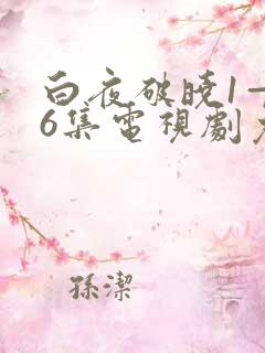 白夜破晓1—36集电视剧免费观看