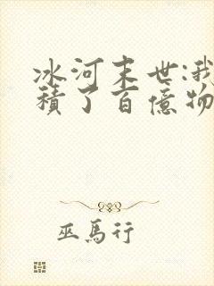冰河末世:我囤积了百亿物资