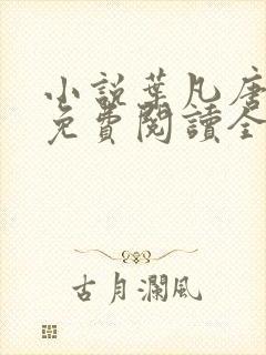 小说叶凡唐若雪免费阅读全文无广告