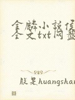 金麟小说侯龙涛全文txt网盘