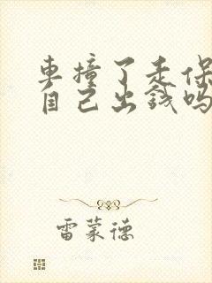 车撞了走保险要自己出钱吗