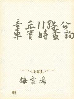 章丘11路公交车实时查询