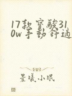 17款宝骏310w手动舒适型