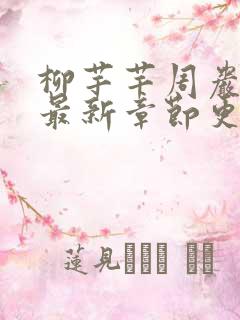 柳芊芊周岩小说最新章节更新时间