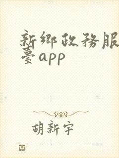 新乡政务服务平台app
