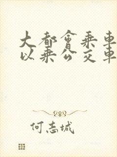 大都会乘车码可以乘公交车吗