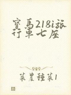 宝马218i旅行车七座