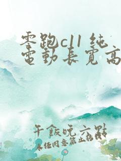 零跑c11 纯电动长宽高是多少