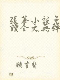 张华小说免费阅读全文无弹窗