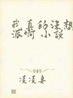 我真的没想当反派啊 小说