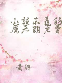 小说正义的使命厉元朗免费阅读