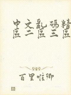 中文乱码精品一区二区三区人妻