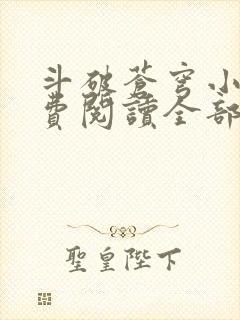 斗破苍穹小说免费阅读全部app