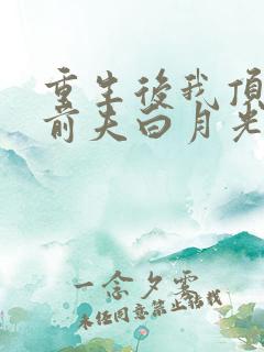 重生后我顶替了前夫白月光最新更新