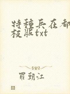 特种兵在都市精校版txt