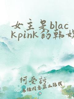 女主是blackpink的韩娱小说