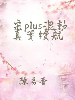 宋plus混动真实续航