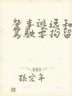 肇事逃逸和无证驾驶要拘留多久