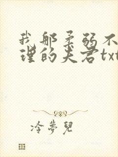 我那柔弱不能自理的夫君txt下载