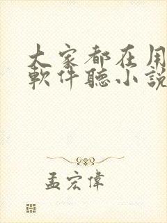 大家都在用什么软件听小说